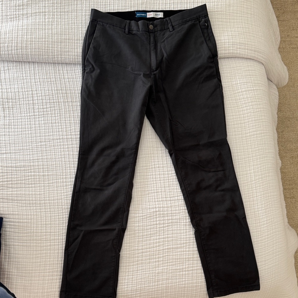 Men's Black Pants - Old Navy